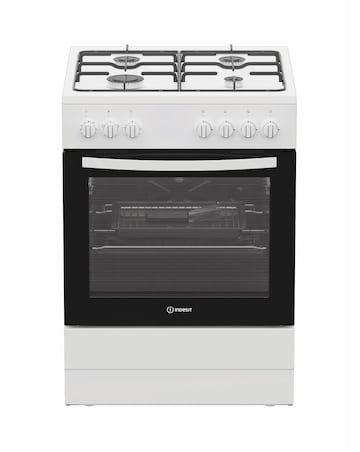 Indesit I6G3PMW/UK 60cm Gas Single Cooker - White