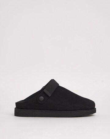 Charlene Closed Toe Black Mule Standard Fit