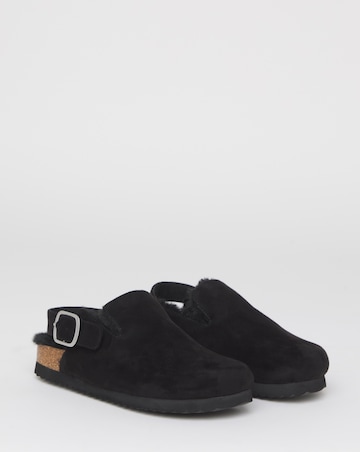 Floss Fluffy Mule Slippers - Wide Fit (E)