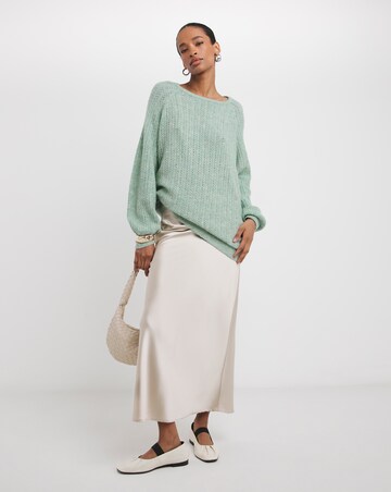 Pointelle Crew Neck Tunic