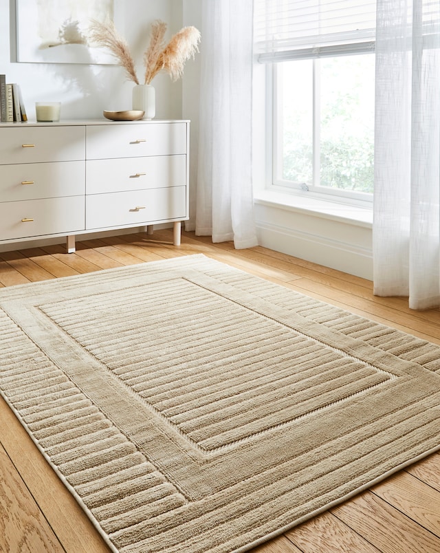 Homemaker Malmo Stripe Textured Rug