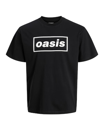Jack & Jones Oasis Crew Neck T-Shirt - Black Multi