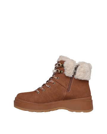 Skechers Park City Fashion Hiker Lace Up Wedge Boot Standard Fit