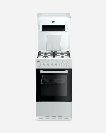 Beko KA52NEW Single Oven Gas Cooker - White