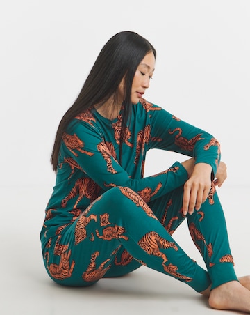 Chelsea Peers Jersey Crew Neck Pyjama Set