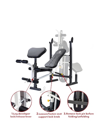 Marcy MWB-20100 Folding Compact Weight Bench