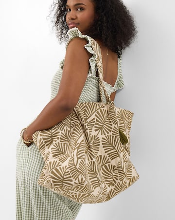 Accessorize Palm Print Weekend Bag