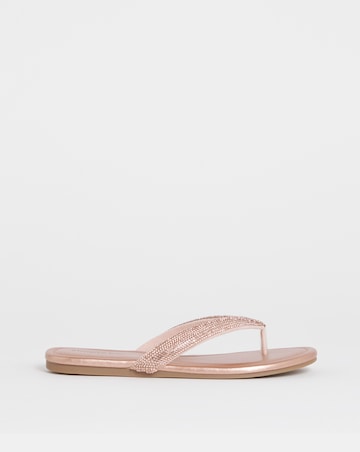 Cammy Flat Toe Post Sandals - Extra Wide Fit (EEE)