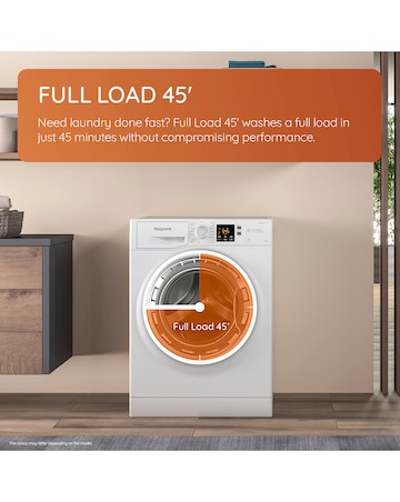 Hotpoint NSWM 1046 BS UK 10kg, 1400rpm, Washing Machine - Black + Install