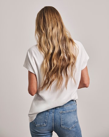 Anthology White Crew Neck Short Sleeve T-Shirt