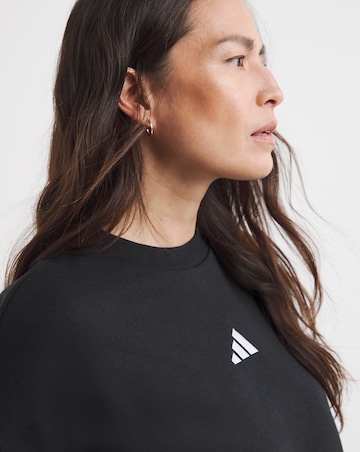 adidas Essentials 3 Stripes Fleece Sweatshirt