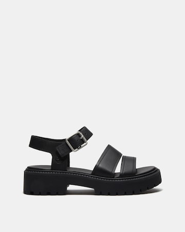 Timberland Stone Street Black Full Grain Sandals