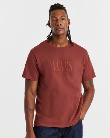 Levi's Short Sleeve Relaxed Fit Logo T-Shirt - Rust