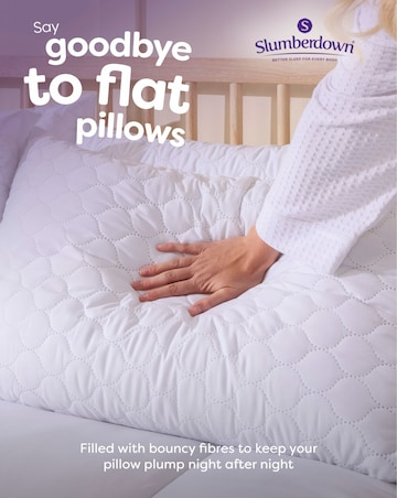 Slumberdown Sleep Soundly Rebound Firm Support Pillows - 2 Pack