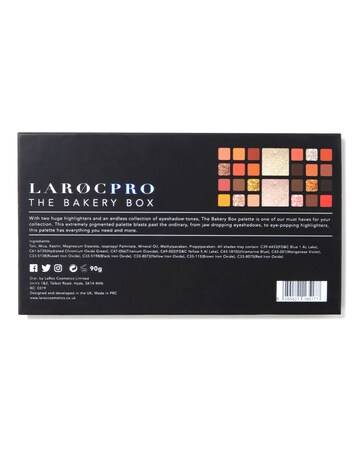 LaRoc PRO The Bakery Box Eyeshadow Palette