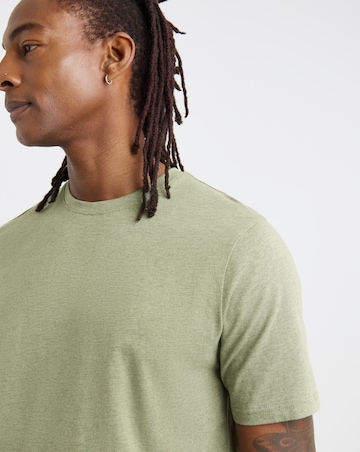 3 Pack Crew Neck T-Shirts Long - Marl