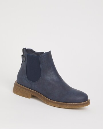 Cushion Walk Chelsea Boot Crepe Sole Wide E Fit