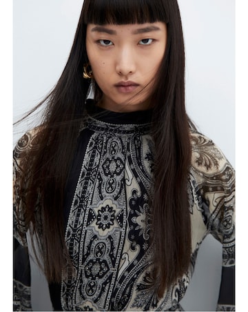 Mango Asymmetric Hem Dress