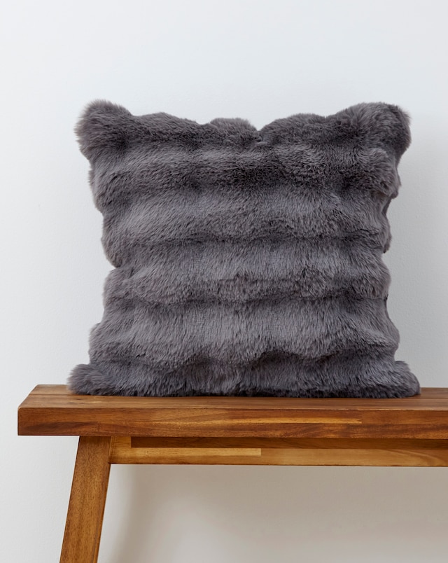 Luxe Bubble Faux Fur Cushion