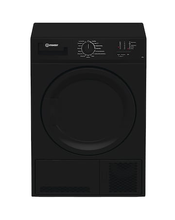 Indesit C YD C82 BBGL UK Condenser Tumble Dryer 8kg Black + Install