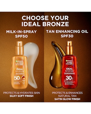Garnier Ambre Solaire Ideal Bronze Milk-In Tanning Spray