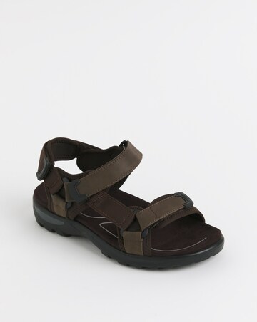 Brown Trekker Sandal Wide