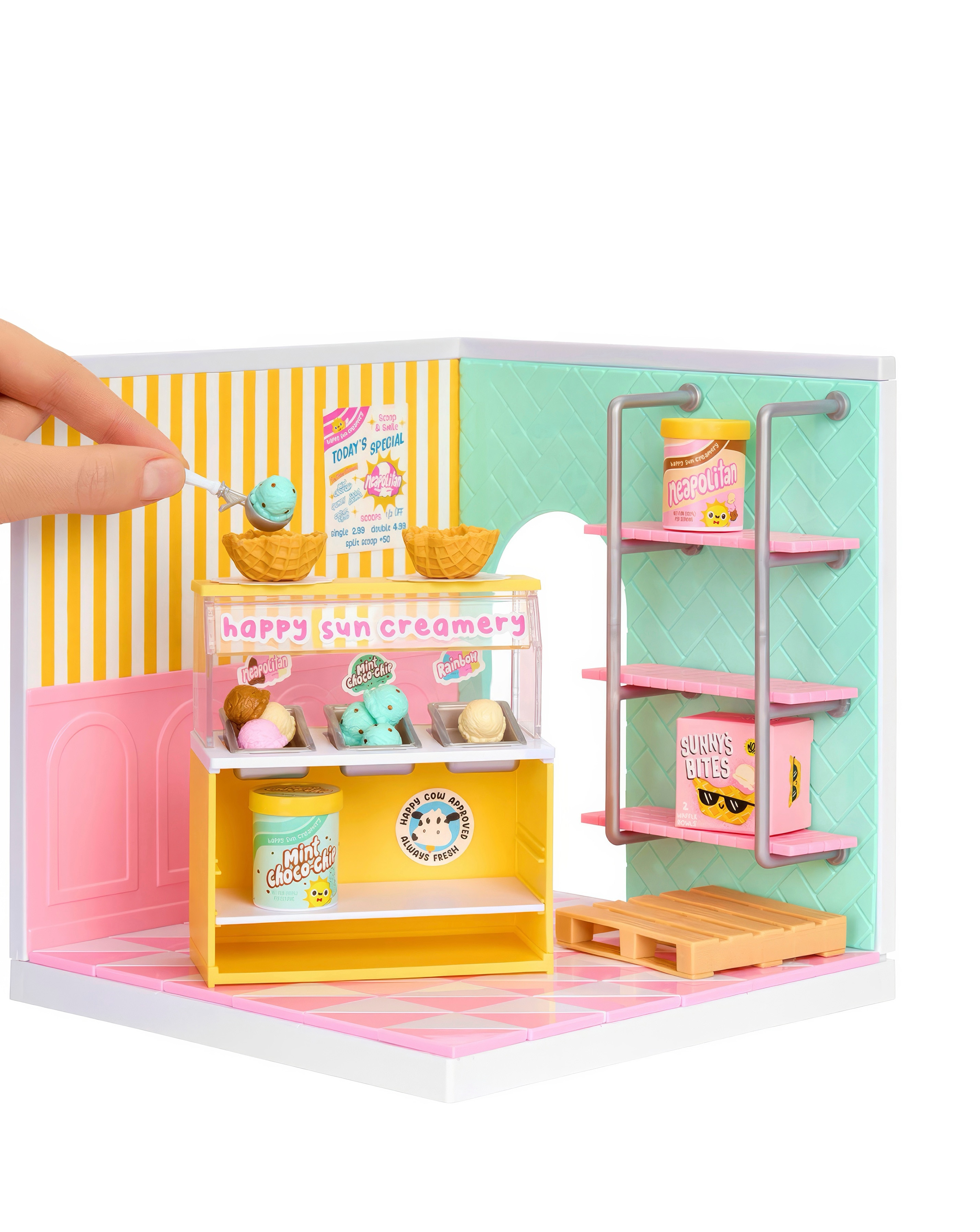 MGA's Miniverse Make It Mini Spaces Ice Cream Shop | JD Williams