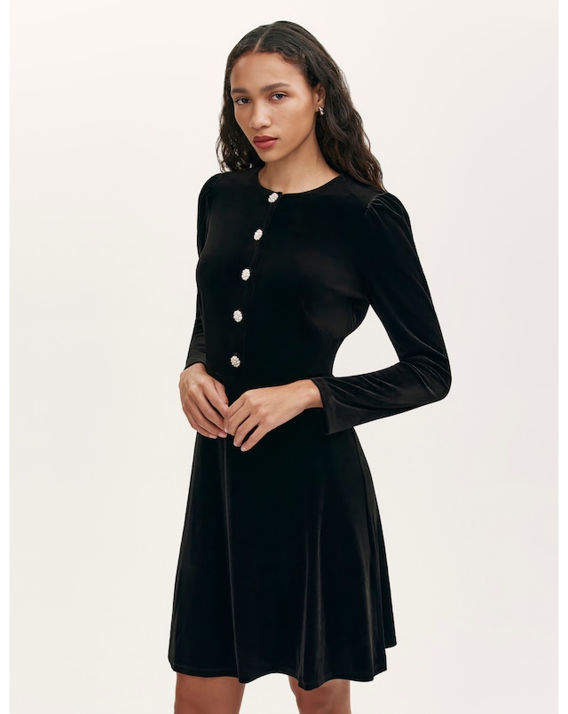 princess polly baby blue dress Petite Black Dresses main image 1