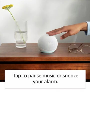 Amazon Echo Dot (5th Gen 2022) Smart Speaker with Clock & Alexa - Cloud Blue