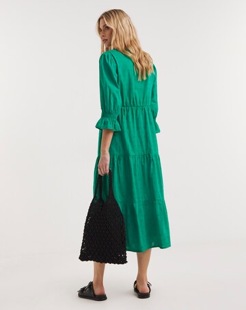 Cotton Button Through Dress