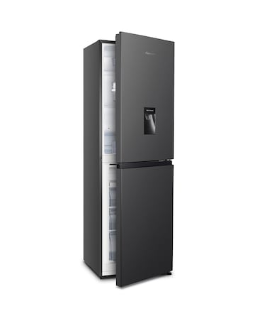 Fridgemaster MC55240EB 174cm 50/50 Fridge Freezer Black