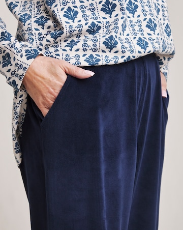 Julipa Jersey Cord Wide Leg Trouser