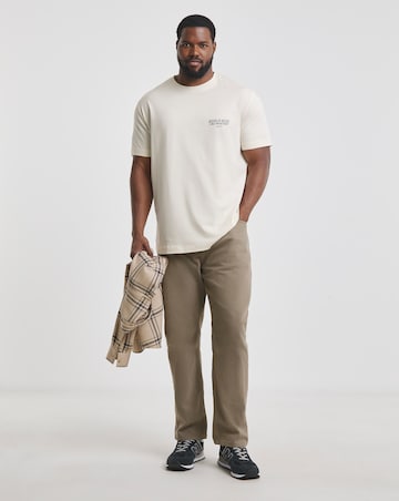 Jack & Jones Brooklyn Back Graphic T-Shirt - Cream