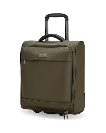 Rock Paris Underseat Suitcase - Green