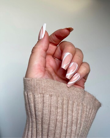 BLK Listed Instant Acrylic Nails Abstract Shapes