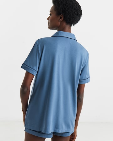 Pretty Secrets Revere Pyjama Short Set Blue