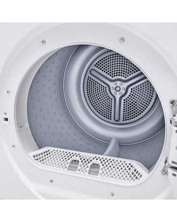 LG FDT208W 8kg Heat Pump Tumble Dryer Dark White - A++ Rated