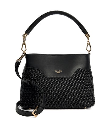 Dune Woven Top Handle Shoulder Bag