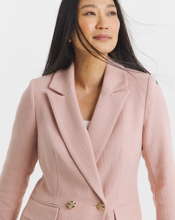 Boucle Double Breasted Blazer