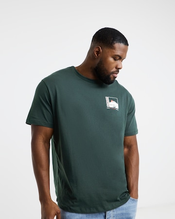 Jack & Jones Dragon Back Graphic T-Shirt - Green
