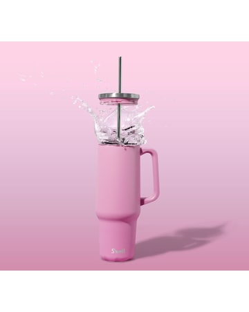 S'well XL Tumbler, 1.1 Litre, Hydrangea Pink