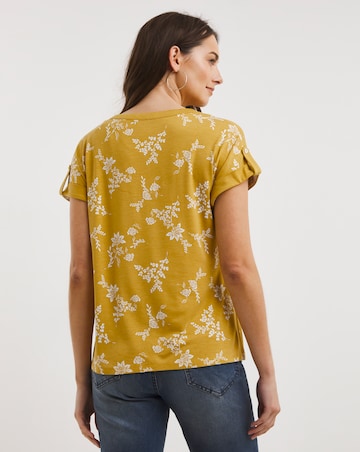 Julipa Lace Notch Neck Top