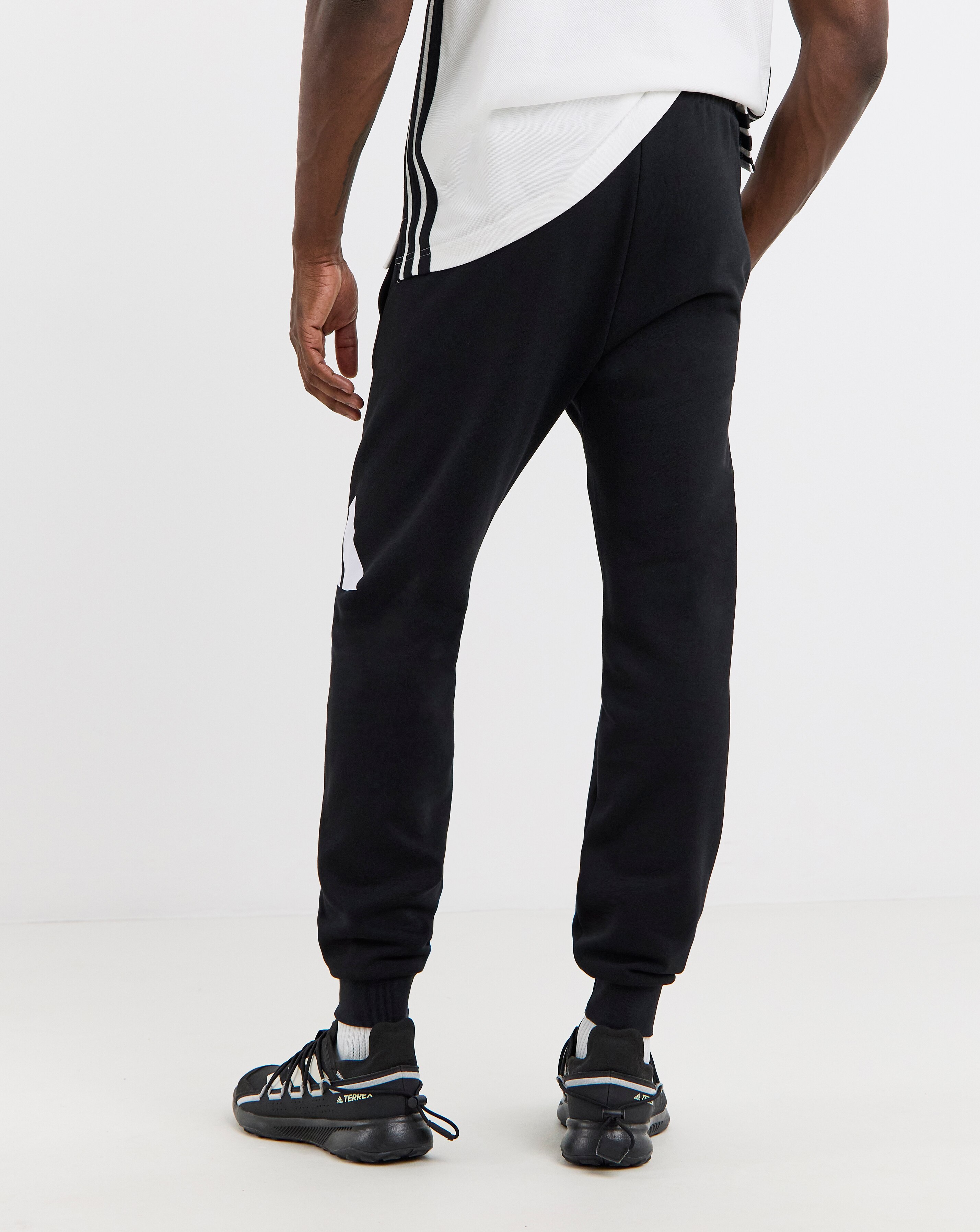 adidas Big Logo Cuffed Jog Pants | JD Williams