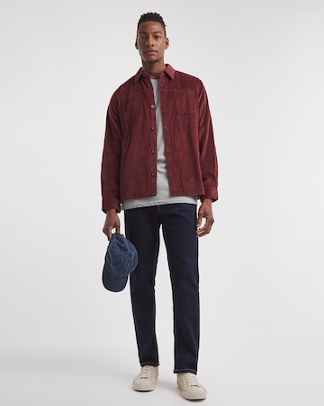 Rinse Wash Straight Fit Stretch Jeans