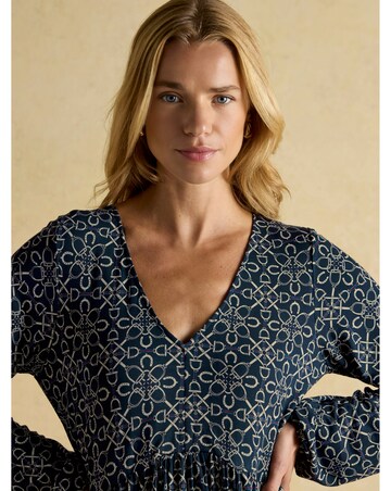 Joules Long Sleeve Nia Midaxi Dress