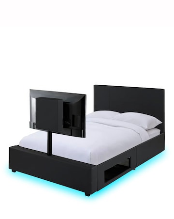 XR Living Ava Upholstered PU TV Bed