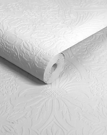 William Morris Dove & Rose Paintable Wallpaper