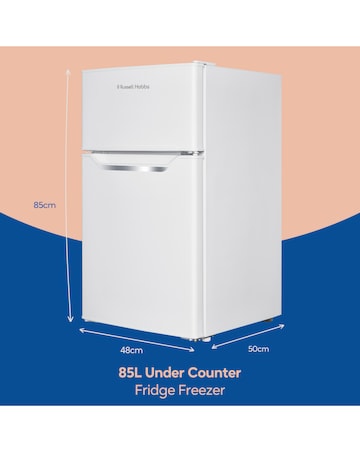 Russell Hobbs RH85UCFF482E1W Under Counter Fridge Freezer - White