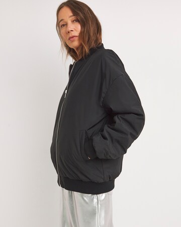 Black Classic Bomber Jacket