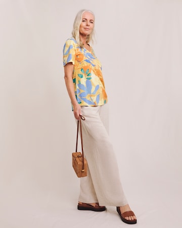 Julipa V Neck Printed T-Shirt